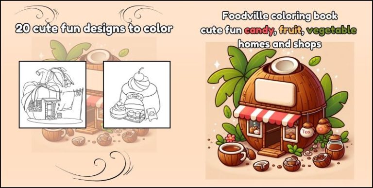 Cover foodville cute coloring X